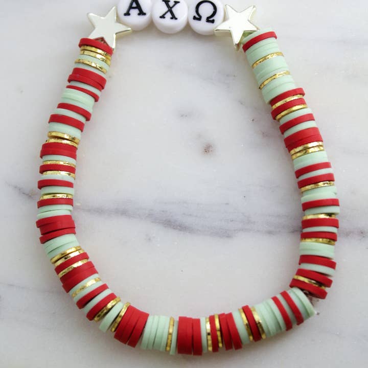 Alpha Chi Omega armband voor wholesale door White Daisy Jewelry LLC