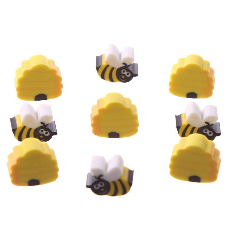 Puckator EU - Wholesale Eraser - Kids - Cute Honey Bee Mini Erasers in a Jar2