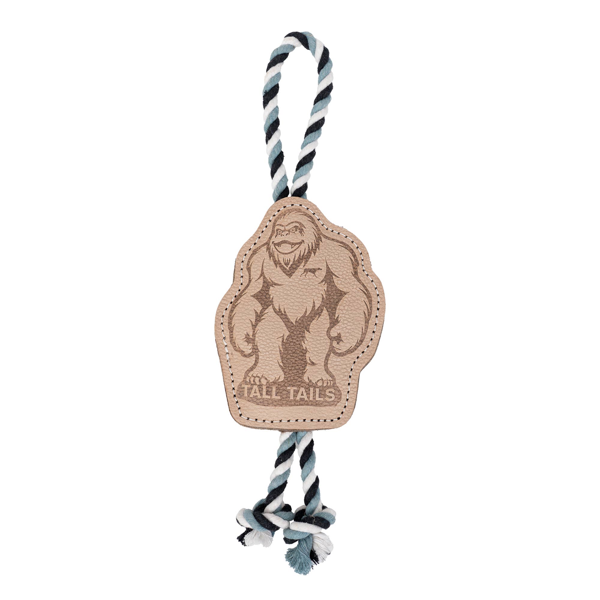 Tall Tails - Wholesale Pet Rope Toy - Dog - Tall Tails Natural Leather Big Foot Tug Dog Toy1