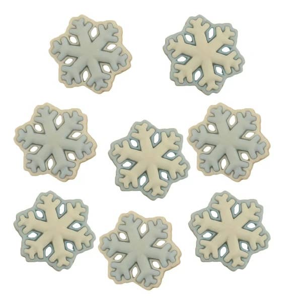 Frozen Flakes - Buttons Galore and More Craft & Sewing Buttons for wholesale by Buttons Galore & More