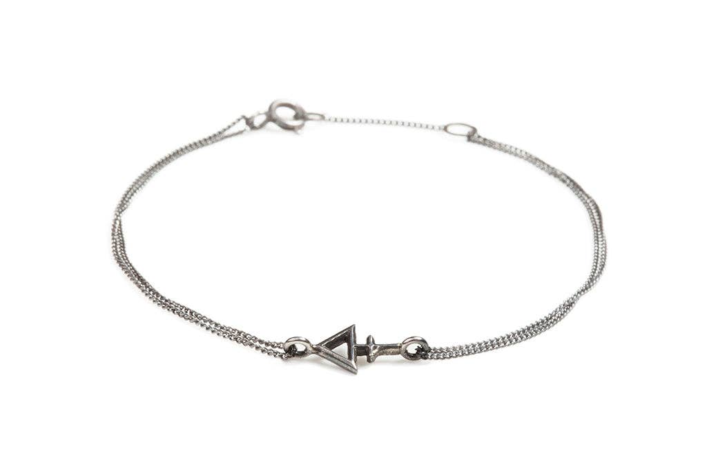 Rachel Entwistle Jewellery - Venta al por mayor Pulseras de cadenas y eslabones - Pulsera Tria Prima Plata1