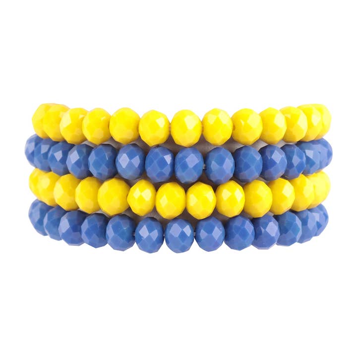 Love and Repeat - Vente Bracelet de perles - BRACELET EXTENSIBLE QUATRE LIGNES DE PERLES DE CRISTAL22