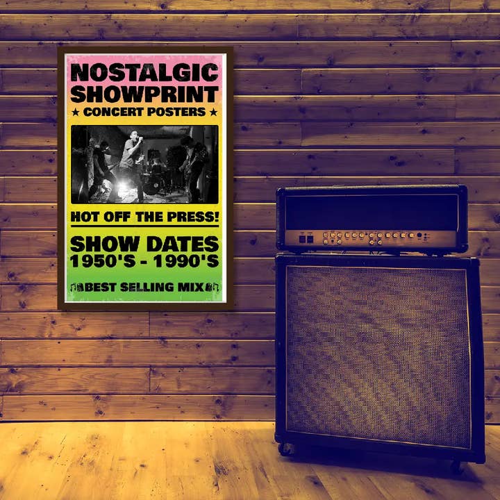 Fresh Prints of CT - Wholesale Poster - 100 Best Selling Showprint Music Concert Posters