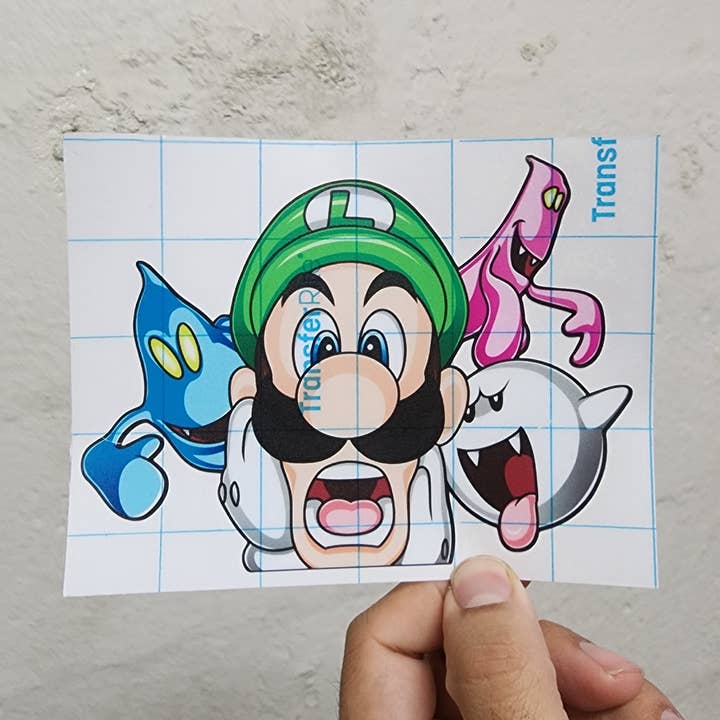 videgame mærkat l luigi for engroshandel hos Nimbussibs