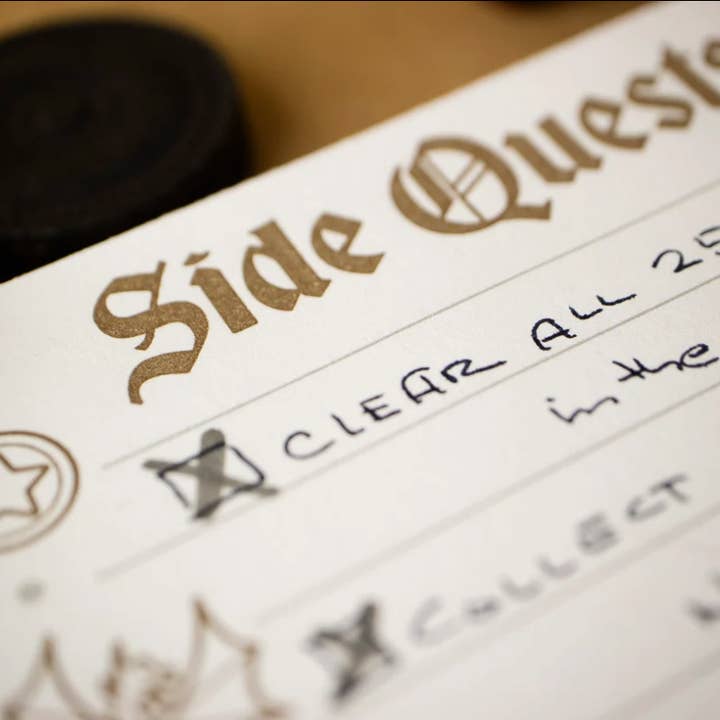 The Well-Appointed Desk - Wholesale Notepad - Side Quest Notepad3