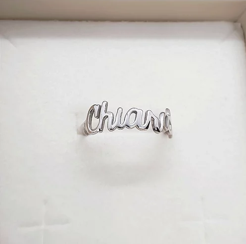 M di Martina – wholesale Band/stacked ring – “Customizable” Name or Single Word Ring3
