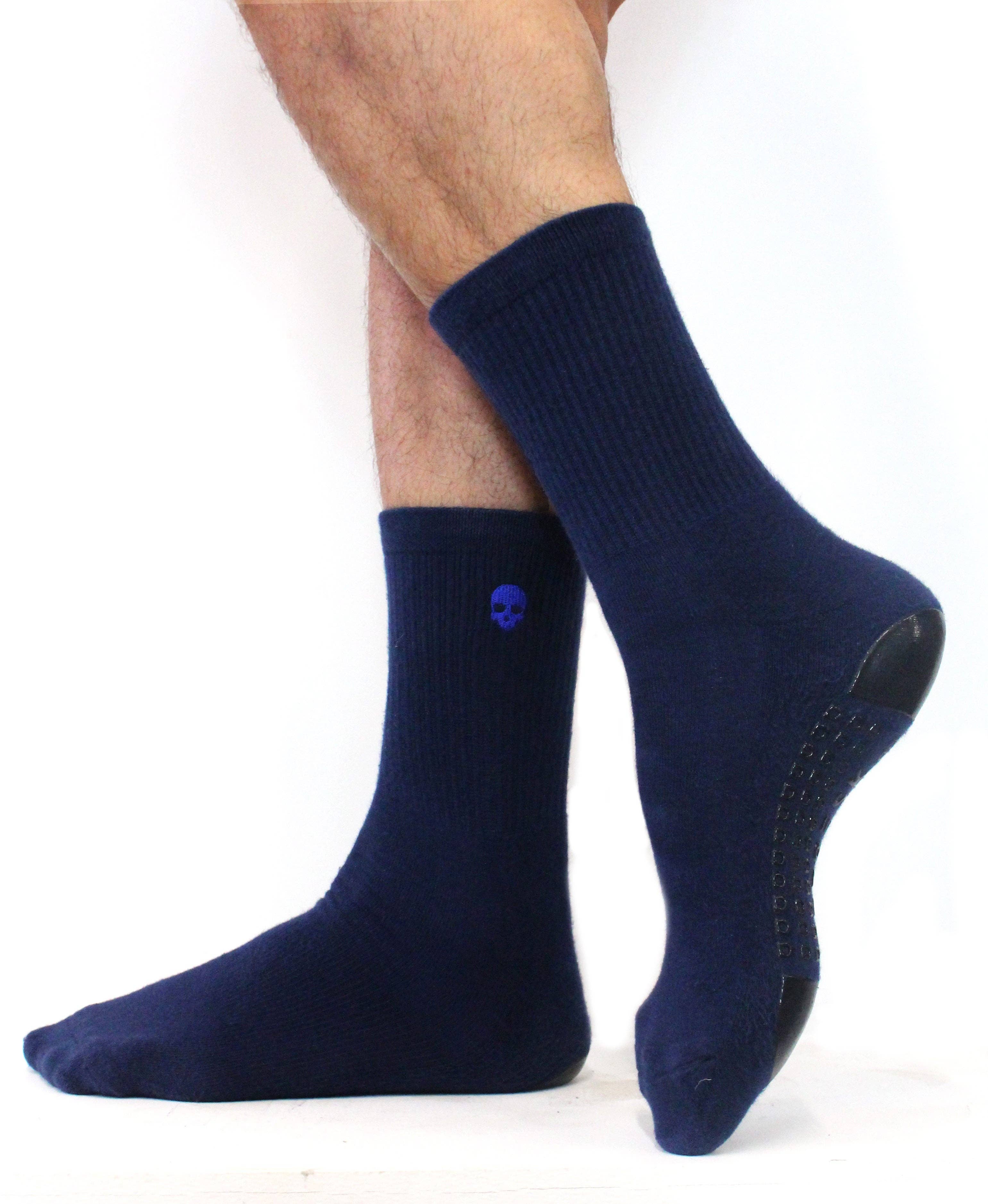 Arebesk - Wholesale Socks - Men's - Skull and Bones Grip Sock- Men's5