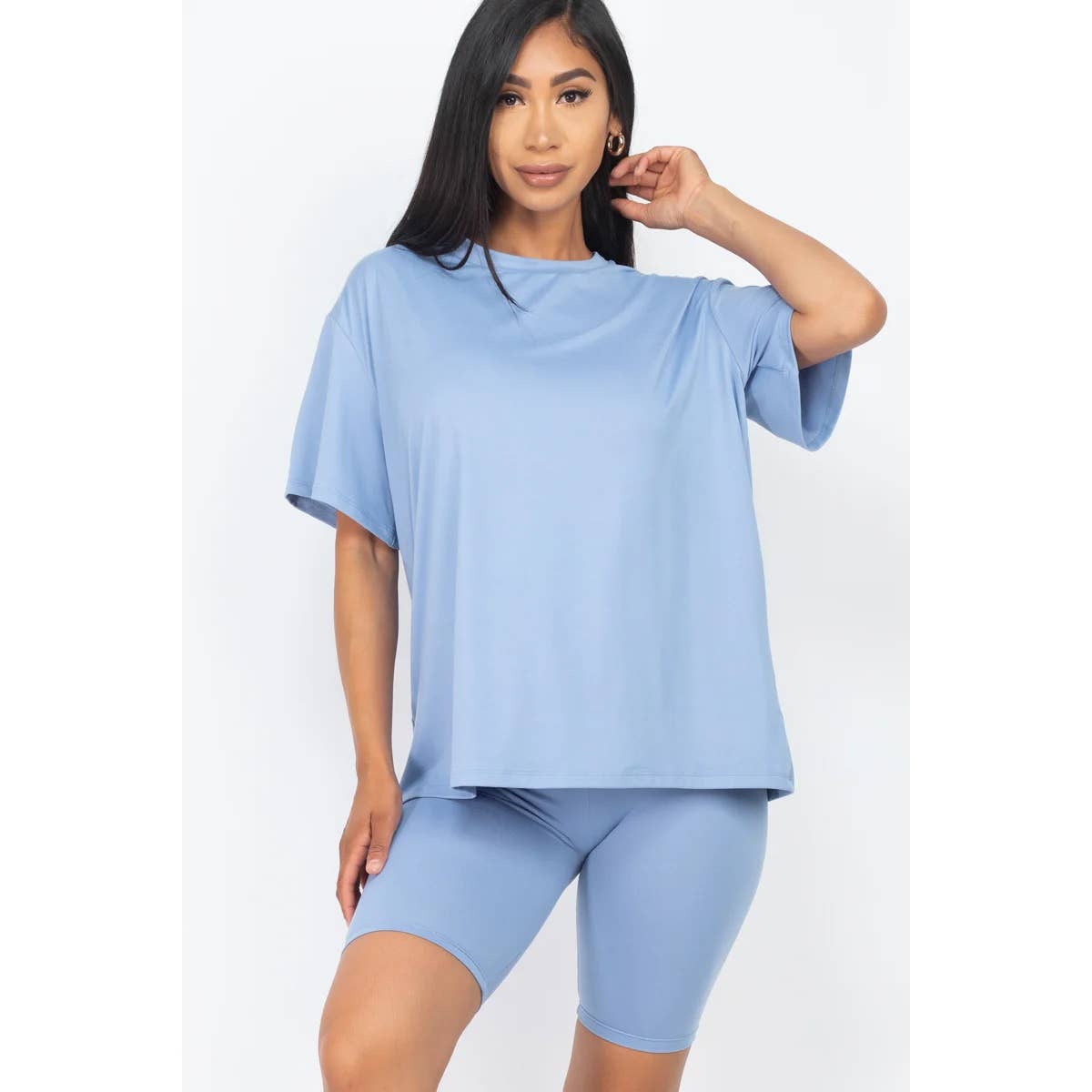 HiteJeans – wholesale Top & short set (NOT loungewear) – Women’s – TWO PIECE TOP BIKER SHORTS SET15