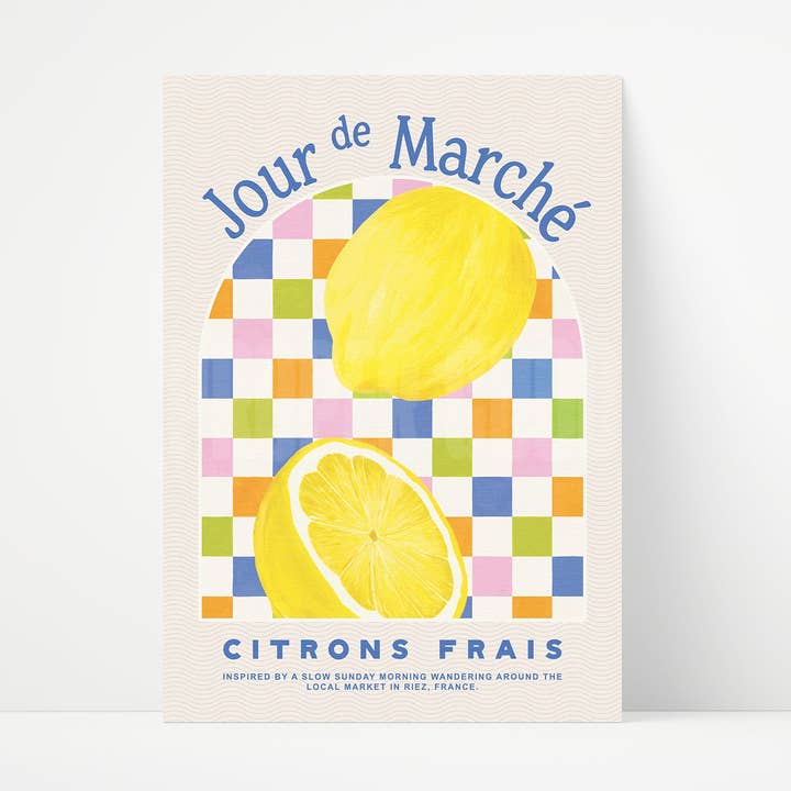 Lemons Print for wholesale by Proper Good