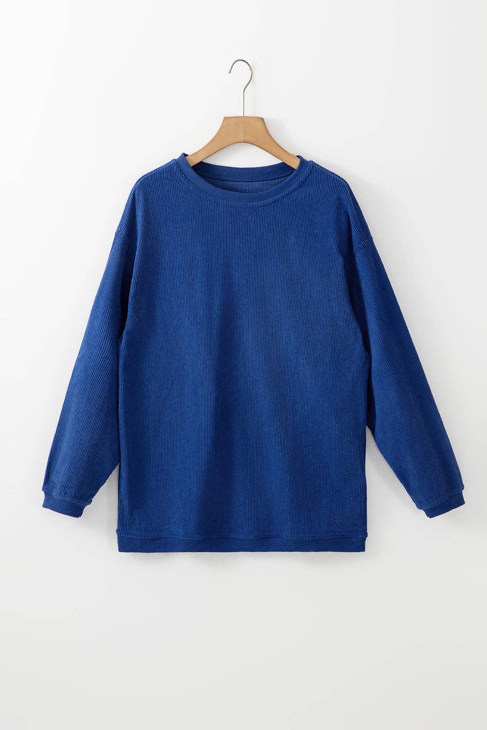 LALA LOO – wholesale Sweatshirt – Women's – Corduroy Ribbed Oversized Sweatshirt44