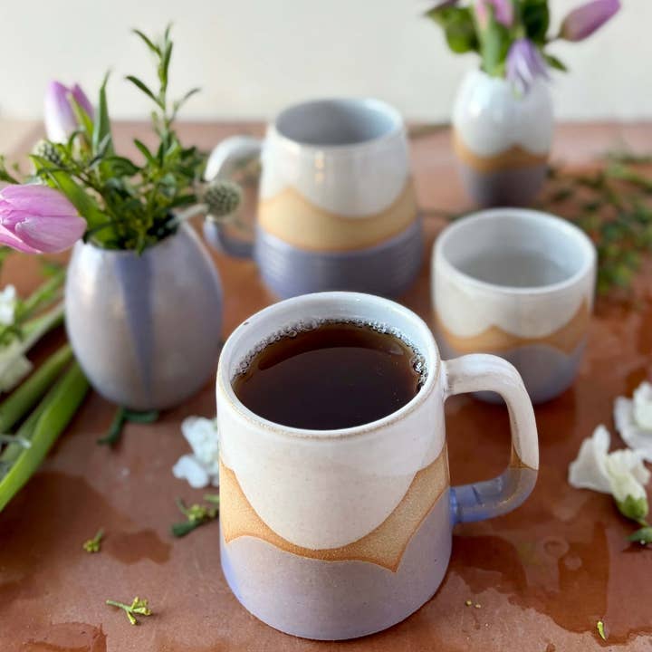 ROB Ceramics - Wholesale Coffee Mug - Horizon Mug (Spring Palette) - Handmade Ceramic 8