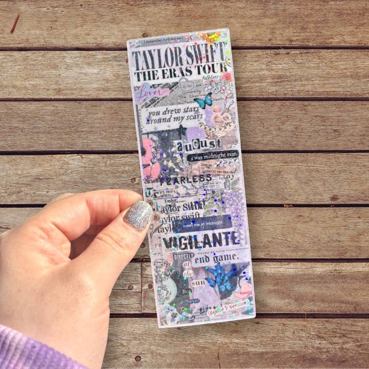 Swift Era Tour Cardstock Bookmark for wholesale by Awfullynerdy.co