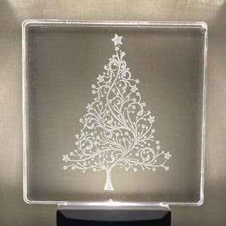 Christmas tree nightlight for wholesale by Art of lamp