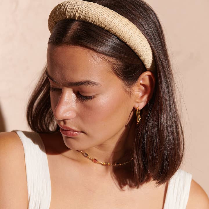 Angels Whisper Accessories - Wholesale Fashion headband – women's - Paper Straw Summer Headband (3 cols)13