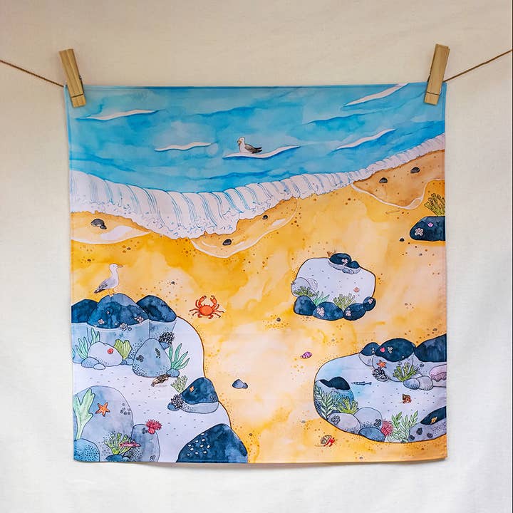 Strandtuch – Organisches Montessori-Spielzeug für sensorisches Spiel für den Großhandel von The Wonderie - Organic Cotton Play Cloths
