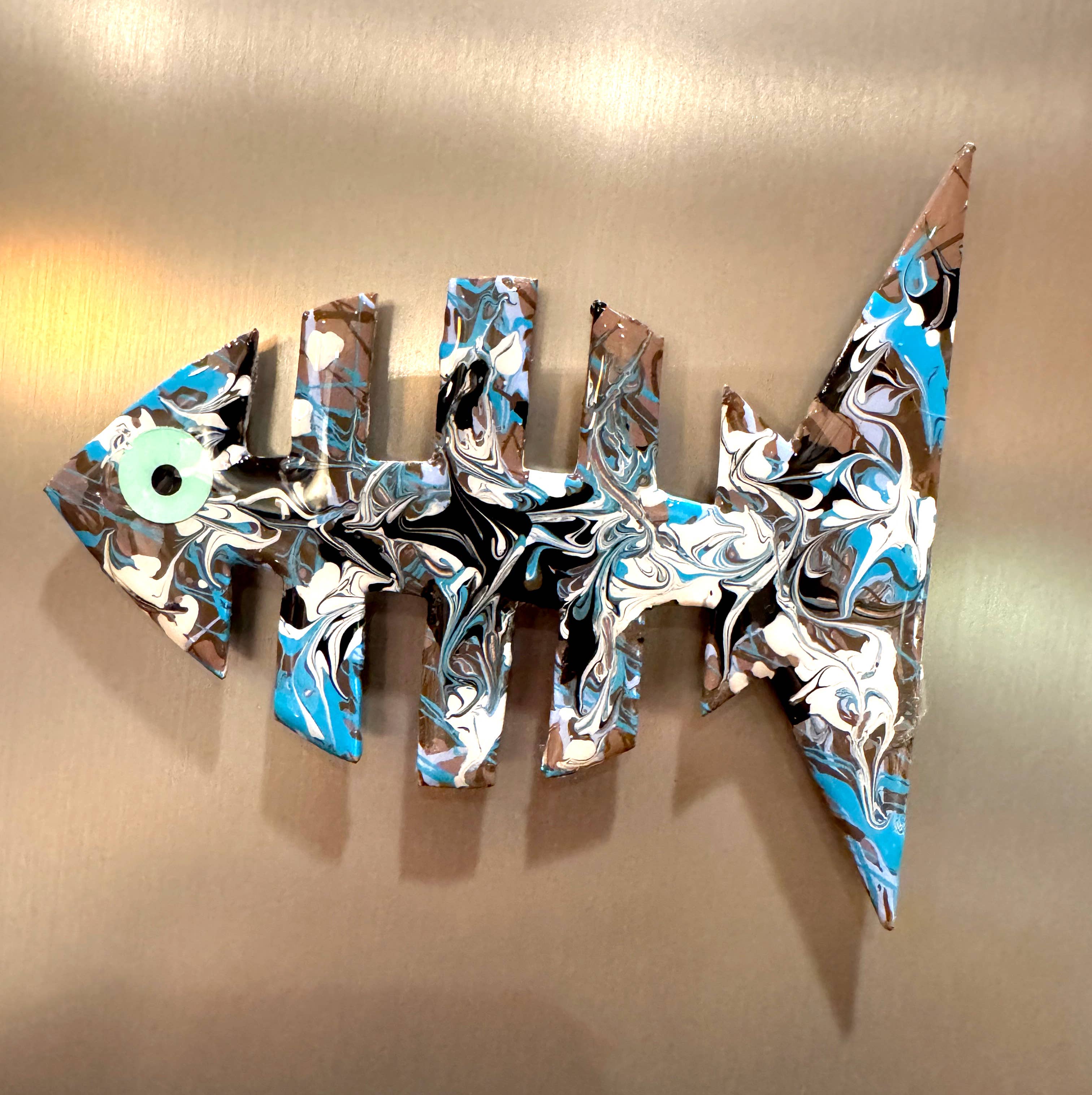 Cuccia Co. - Wholesale Magnet - Friends Fish Magnets, The Elements (earth, air, fire, water)1