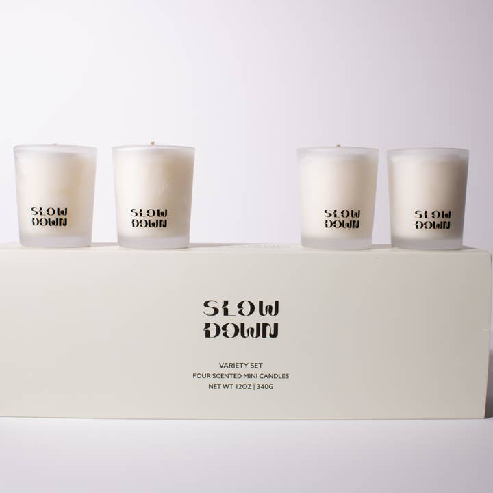 CLASSICS CANDLE VOTIVE SET - COCONUT WAX for wholesale by Slow Down Self Care