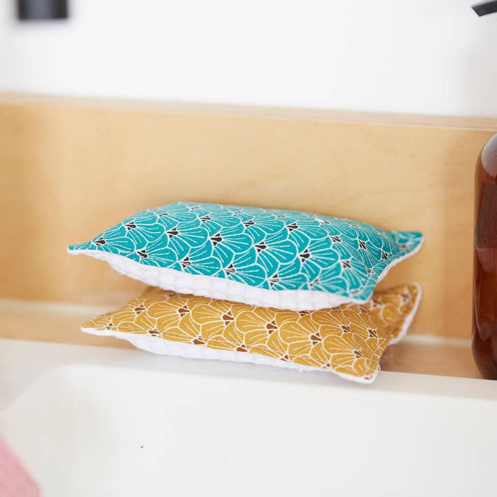 honeyco - Wholesale Dishcloth - Reusable kitchen sponge - eco friendly - pink dots
