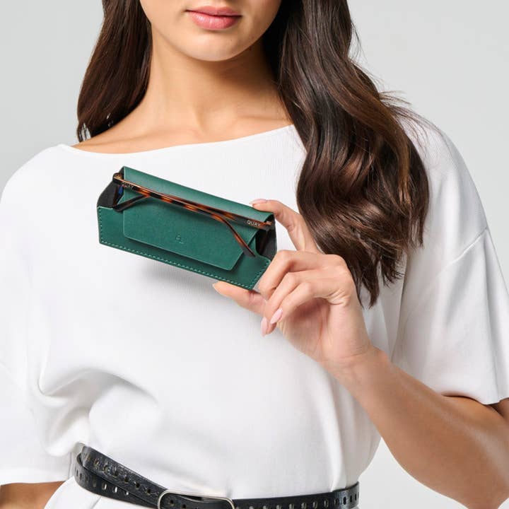 FOX AND LEO - Wholesale Eyewear cases & holders – Women's - Fox and Leo glasses case - Forest7