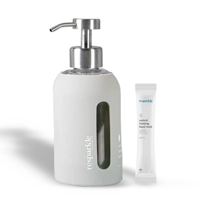 Foaming Hand Wash Starter Kit Grey (800ml) for wholesale by Resparkle