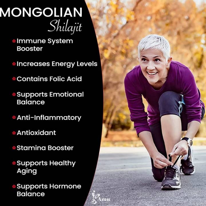 Amu Nutrition – wholesale Oral supplement/vitamin – 50g Mongolian Shilajit Pure Ayurvedic Health Oral Supplement