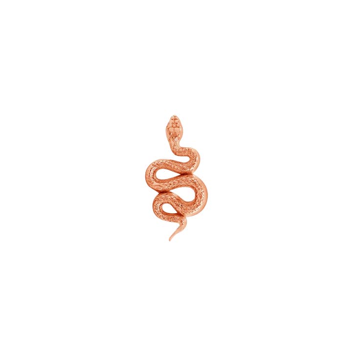 Rattlesnake – 14K Gold Threadless & Threaded End for wholesale by Piercing-zone