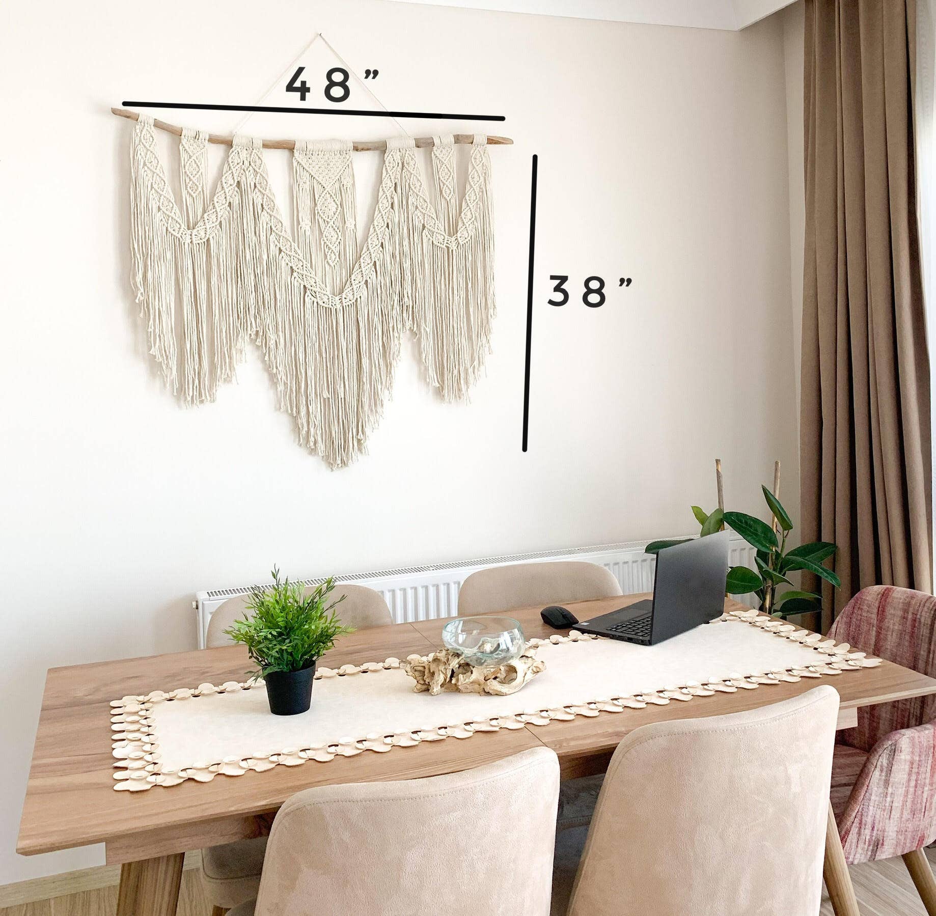 Bonnie Handmade - Wholesale Decorative Tassel/Wall Drop - Extra Large Macrame Wall Hanging, Bohemian Decoration3