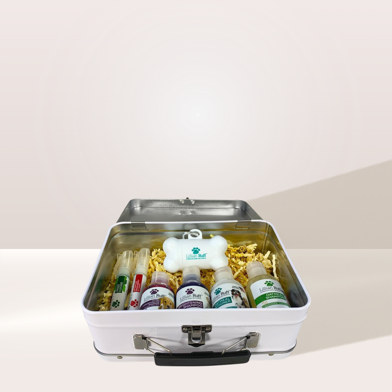 Lillian Ruff - Wholesale Pet Grooming Set - Dog - Premium Lunchbox With Core Product Samples2