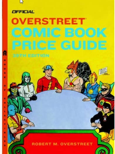 The Official Overstreet, 39th Edition Robert Overstreet Book for wholesale by Real Retro