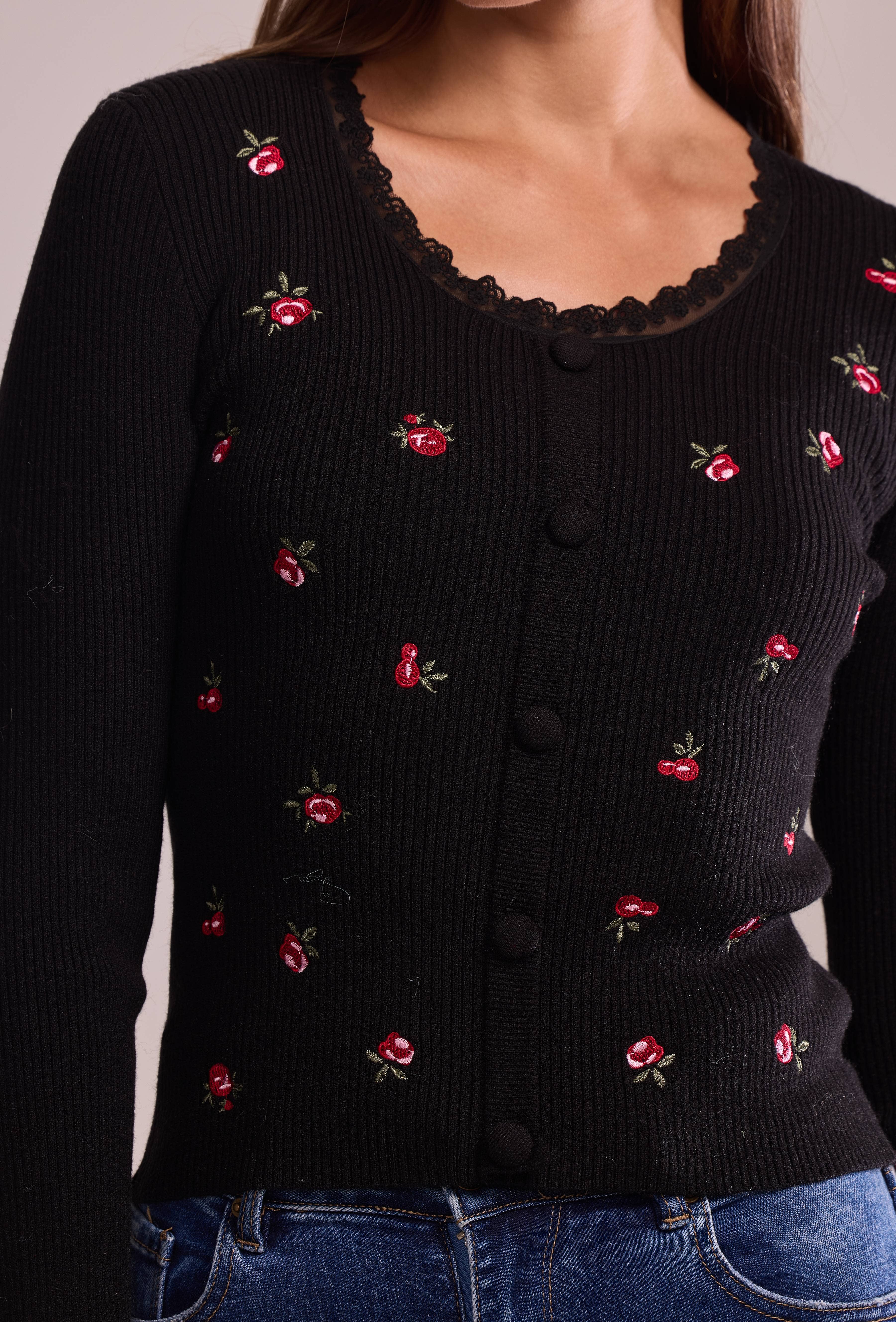 Cherry Paris - Wholesale Knit Sweater - Women's - Pull Ysée - IY2570232