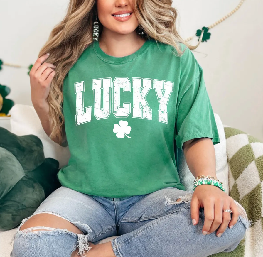 Kiki's Boutique - Venta al por mayor Sudadera estampada - Mujer - Sudadera con cuello redondo Lucky3