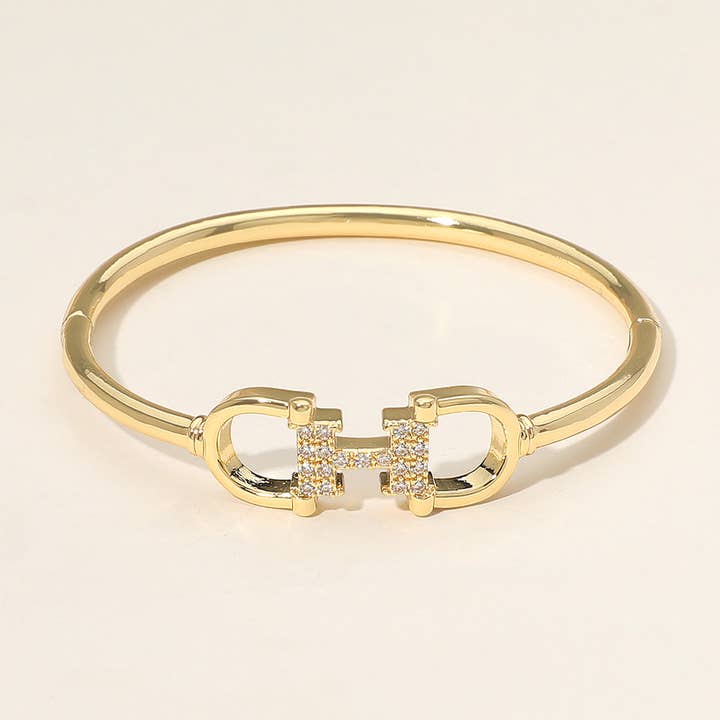 Kristallaccent Hästbit Armband för wholesale av Sensibling Corp.