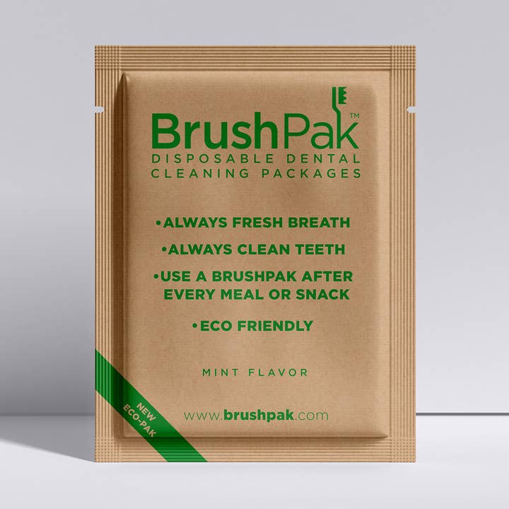 BrushPak – wholesale Toothpaste – The Original BrushPak™ Eco-Pak (Sold Individually)0