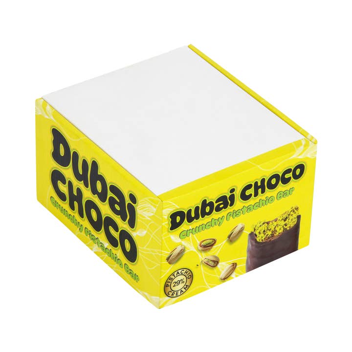 SureShot - Wholesale Chocolate - Dubai Chocolate - Crunchy Pistachio Bar - 25x1.94oz
