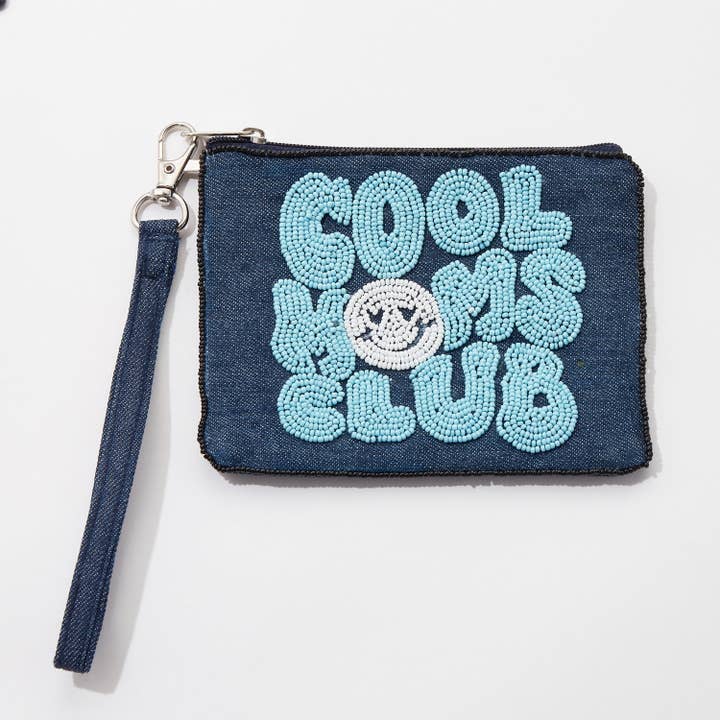 Estuche para monedas con cuentas Cool Moms Club para venta al por mayor de Lilla Haven