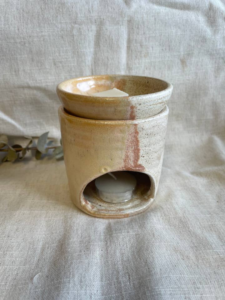 Dunes Handmade Ceramic Oil/Wax Burner for wholesale by Charlotte Manser Ceramics
