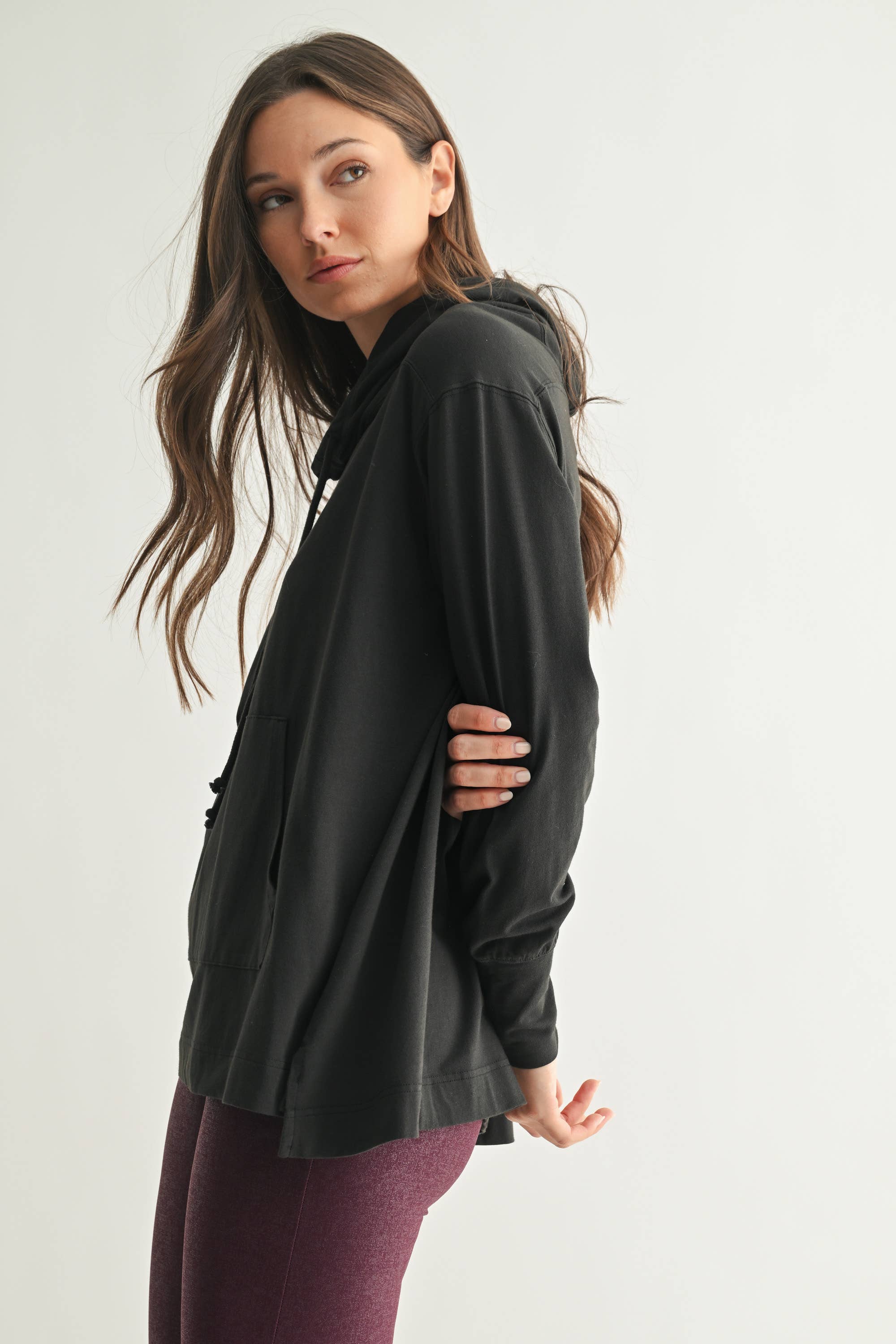 Mono B - Wholesale Hoodie - Women's - Fieldstone Pima Cotton Hoodie9