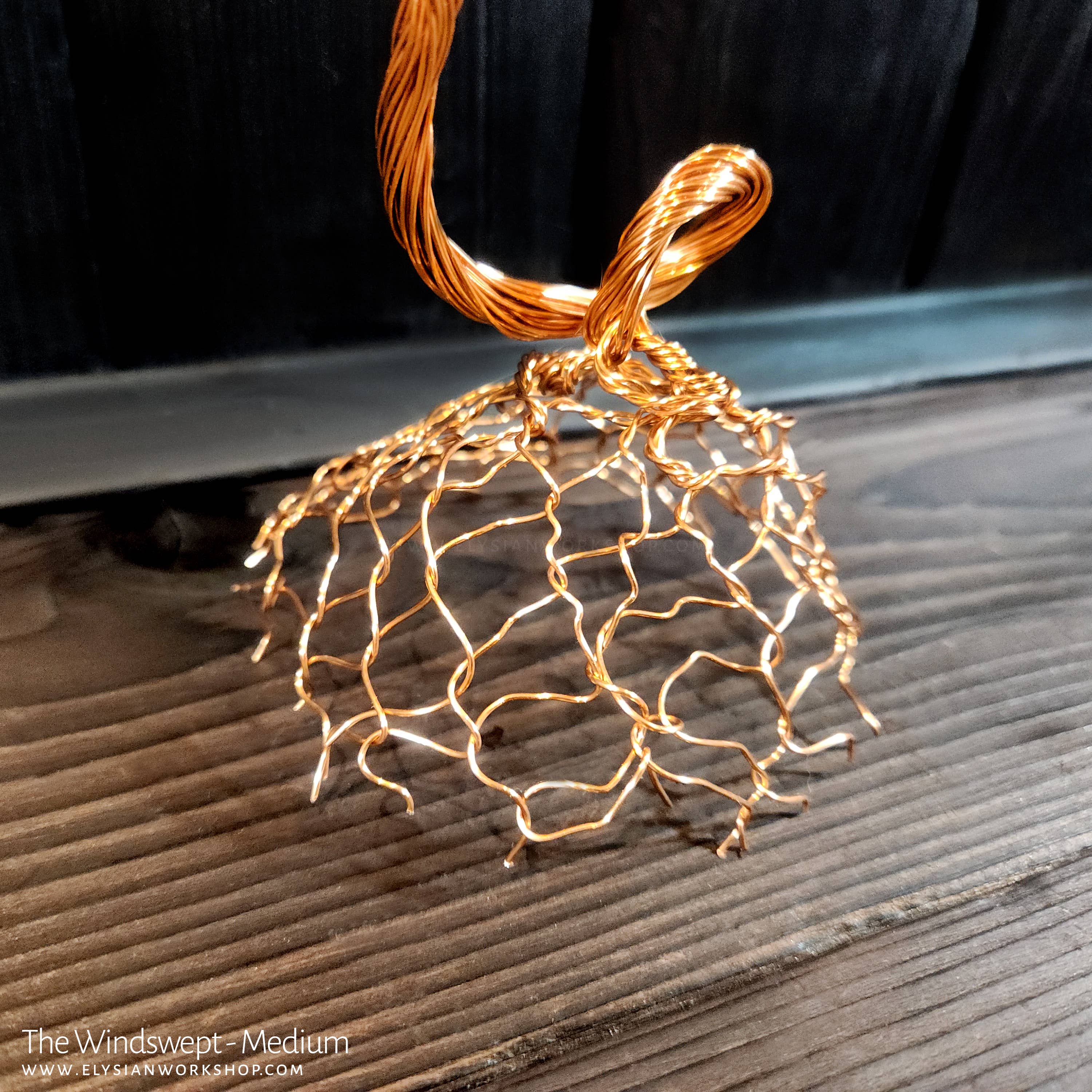 Elysian Workshop - Wholesale Sculpture - Windswept Bonsai Tree Handmade Copper Sculpture Minimalist3