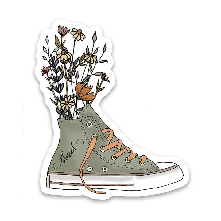 Flower Shoe for wholesale by Scenic Route Design Co.