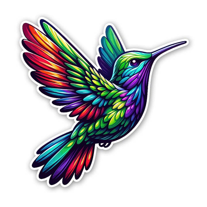 Pegatina de colibrí para venta al por mayor de Sticker Atlas