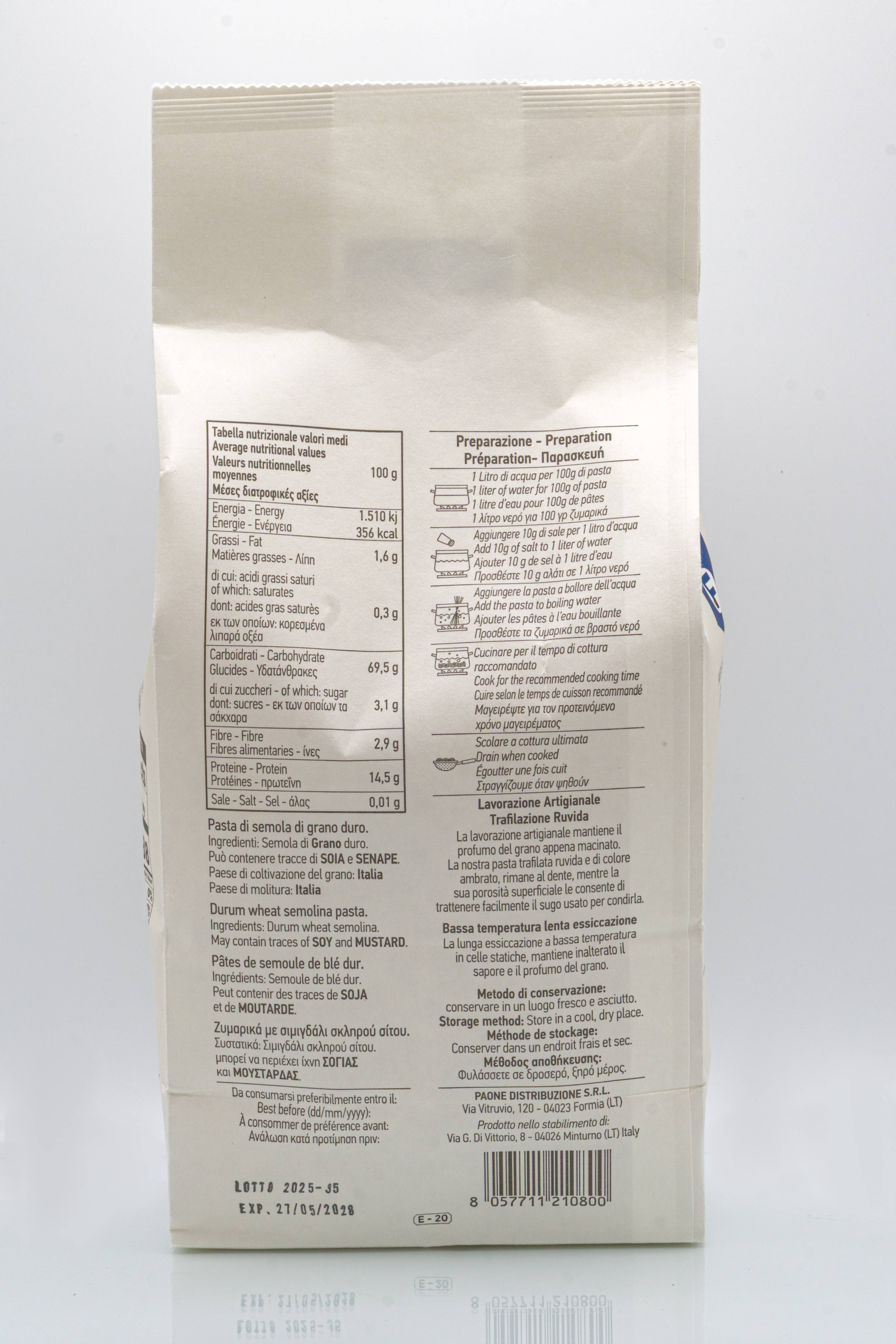 Paone Distribuzione Srl – wholesale Pasta – Fettuccinebonar1