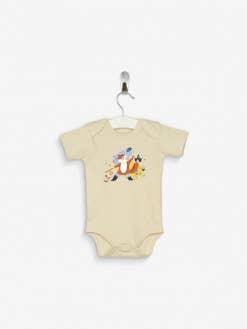 Naturlig bodysuit i støvler 100% økologisk bomuld certificeret OEKO-TEX for engroshandel hos Nos poussins chéris