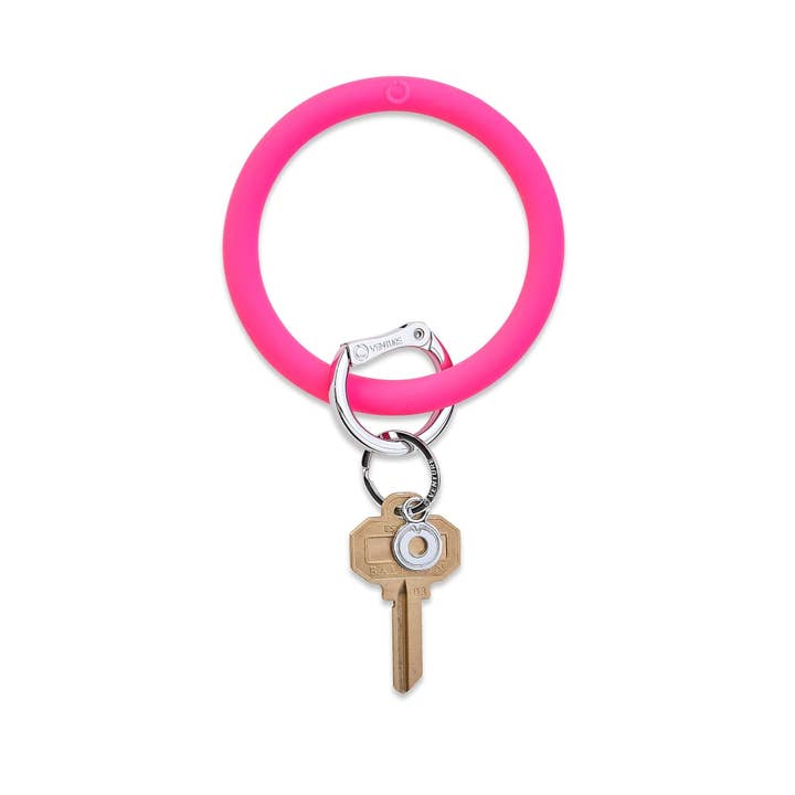 Oventure - Wholesale Keychain - Women's - Silicone Big O® Key Ring - Tickled Pink