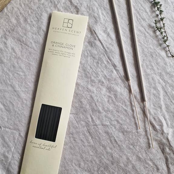 10 Orange, Clove & Cinnamon Incense Sticks for wholesale by Heaven Scent Incense Ltd