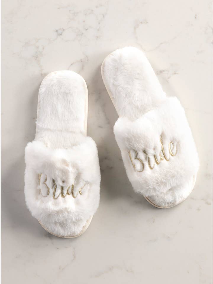 Shiraleah - Wholesale Slippers - Women's - "BRIDE" SLIPPERS,IVORY1