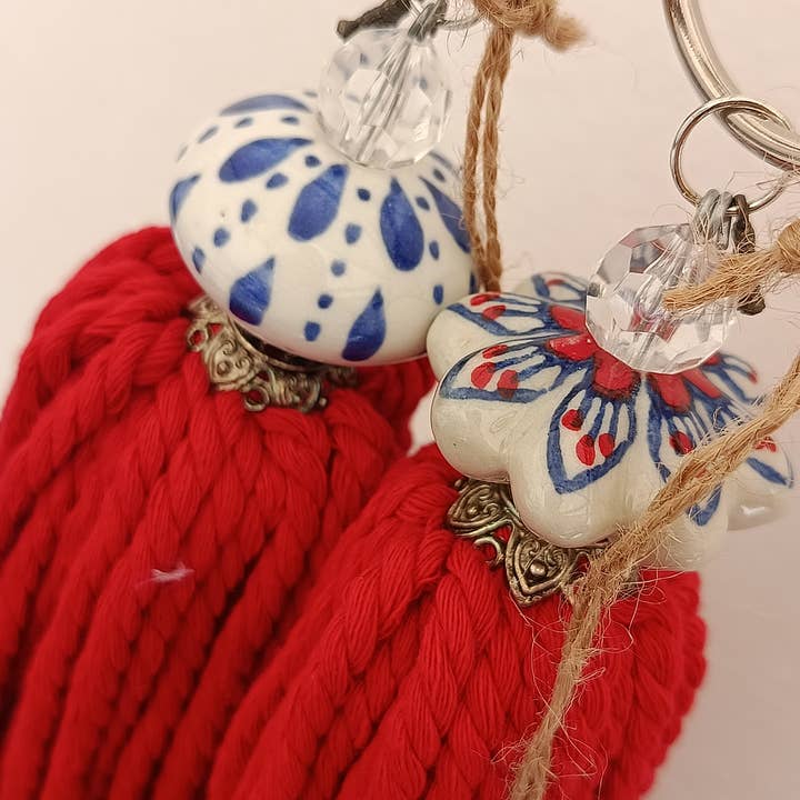 Red Earth Collection Red Threads Tierra Colorada - Decorative Boho Tassel for Curtains, Doors for wholesale on Faire4