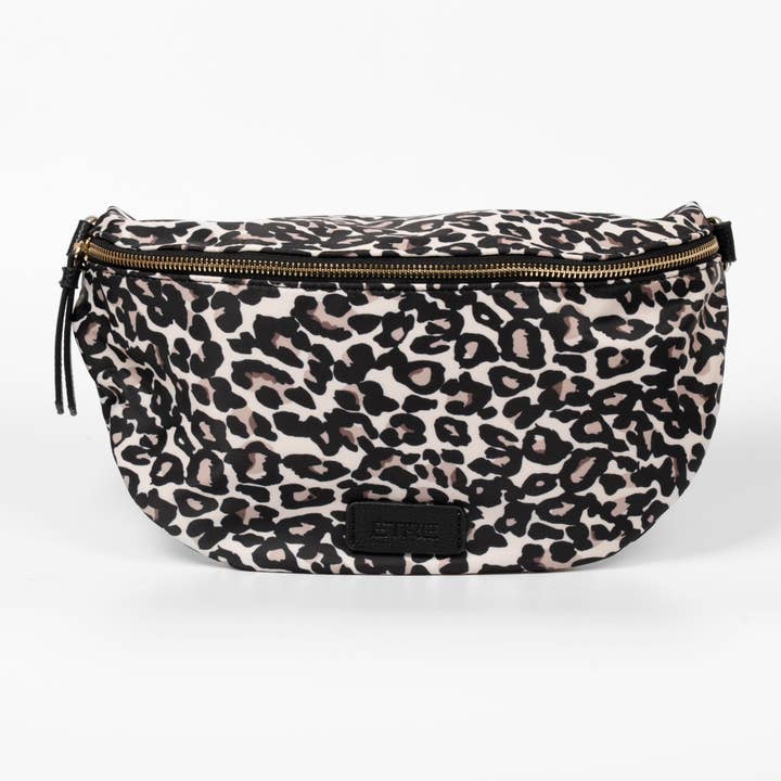 ÊTRE - Wholesale Belt Bag - Women's - Jovie Large Bum Bag - Cream Leopard Print, Nylon