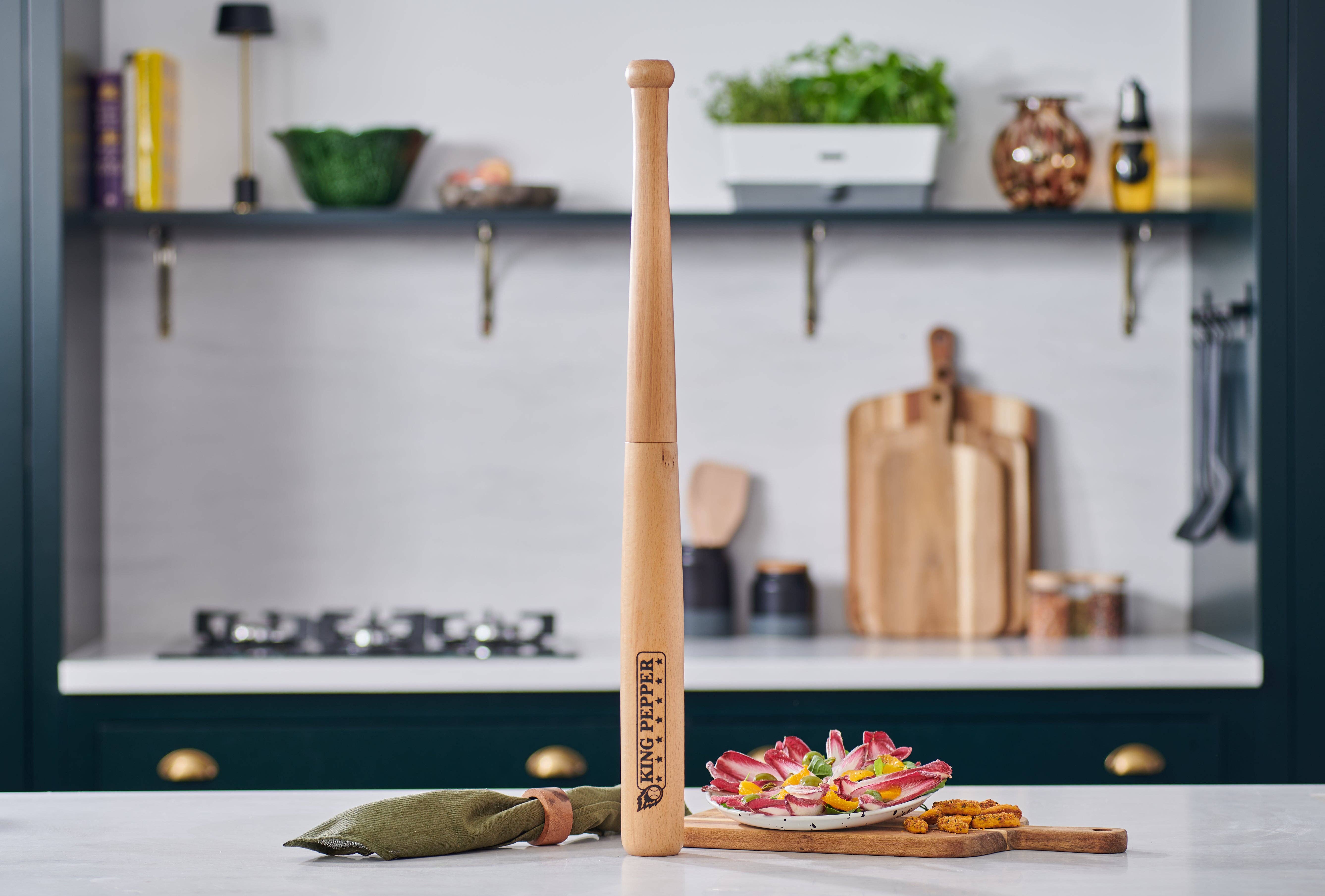 DKHB [Zyliss, Cole & Mason, Swissmar, AdHoc, Ken Hom] - Wholesale Pepper Mill - Cole & Mason King Pepper Baseball Bat Pepper Mill 28"2