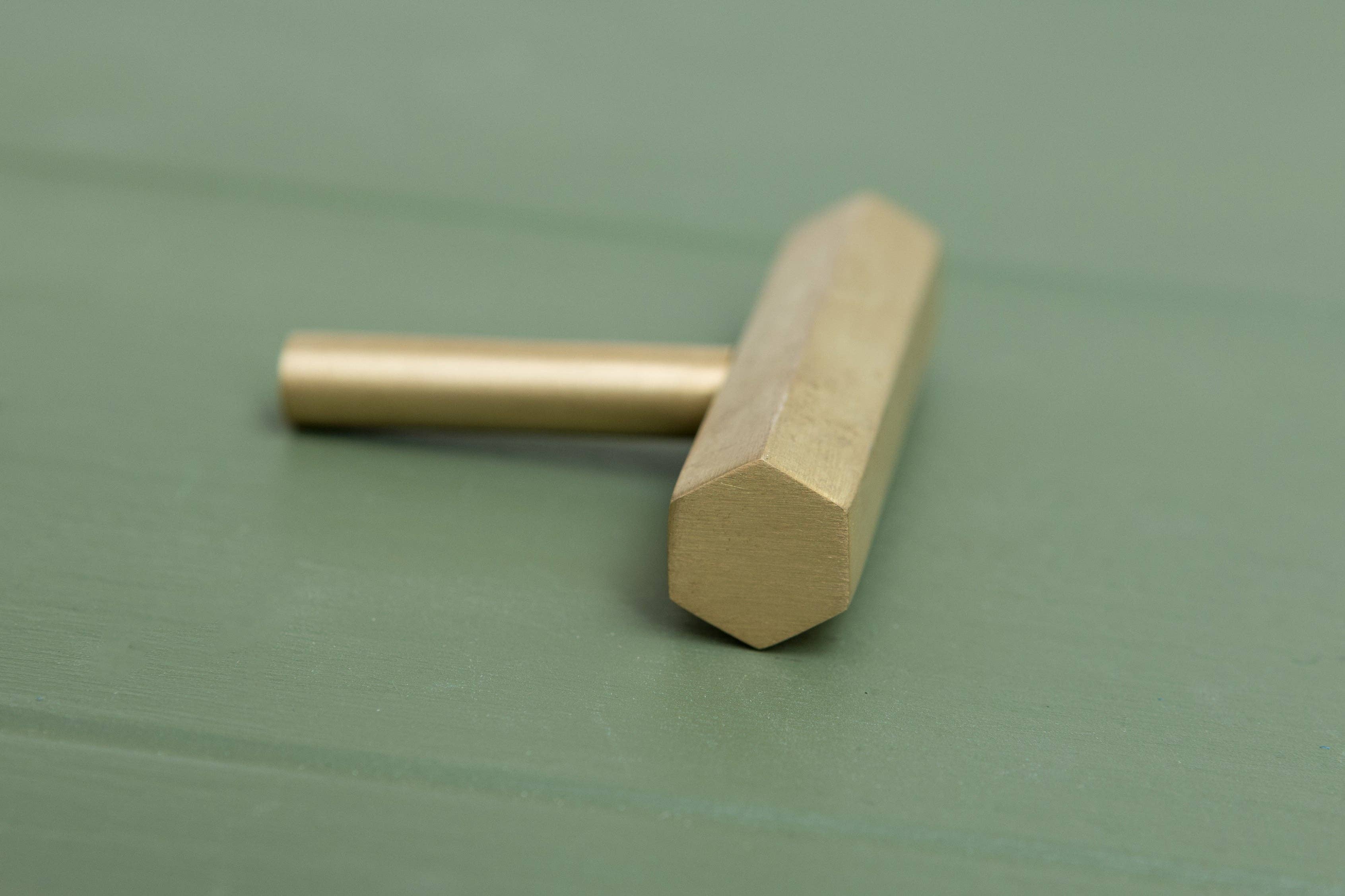 Brass bee - Wholesale Knob/pull - CARDER Solid Brass Hexagonal Pull Handles & Knobs - Satin Brass7