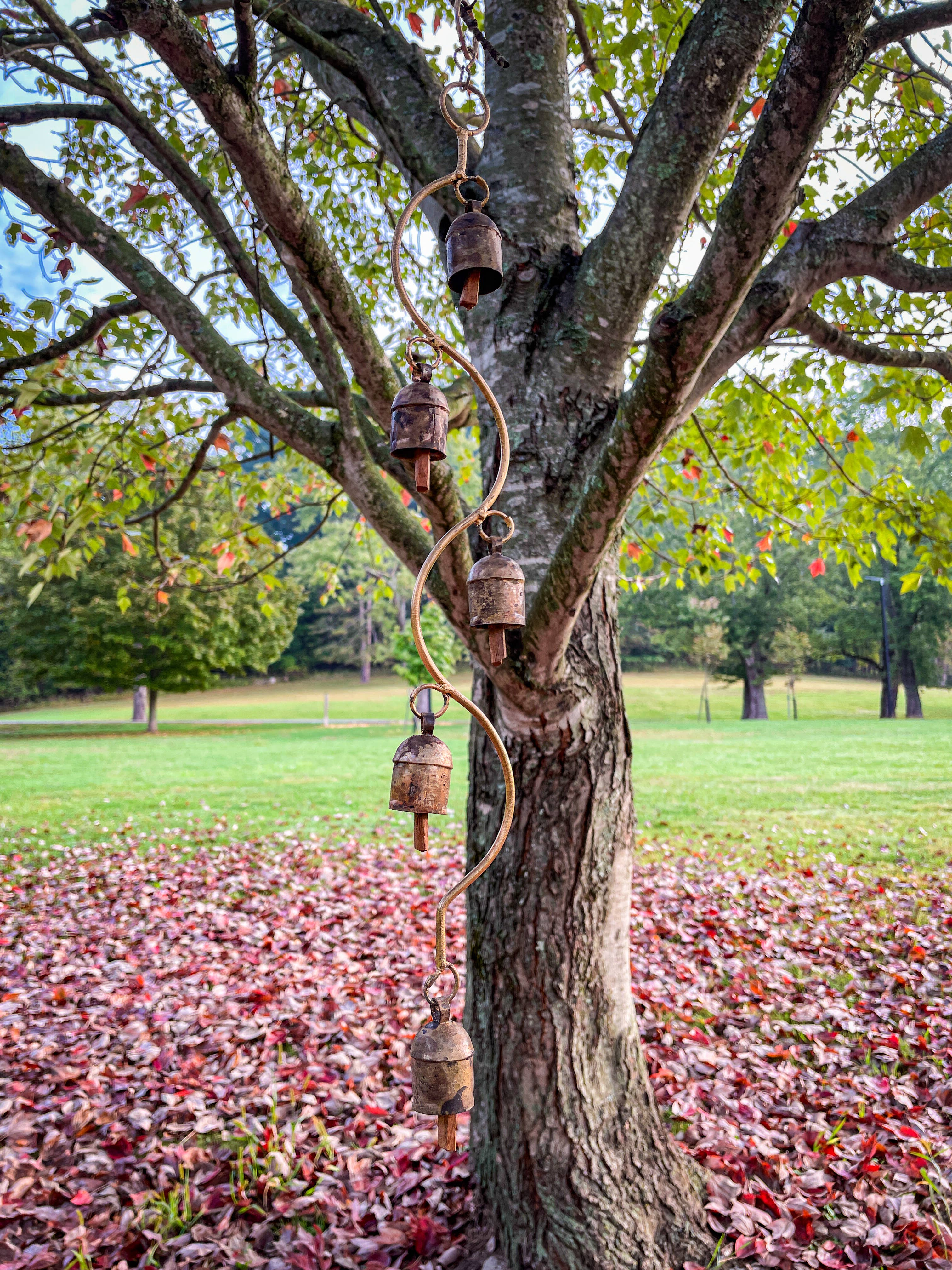Mira Fair Trade - Wholesale Wind Chime - Curved Stem Bell Wind Chimes1